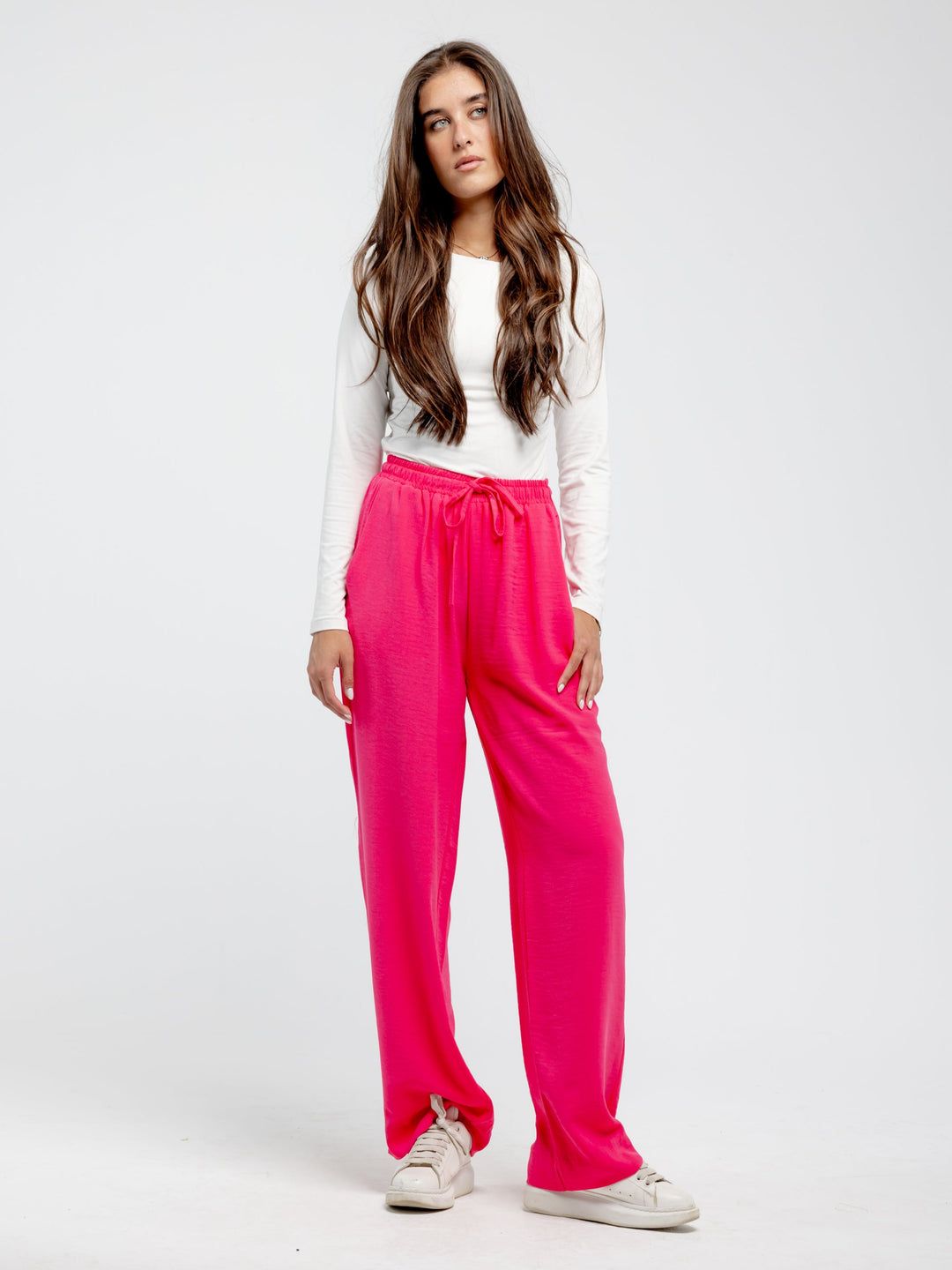 Loose Pants - Hotpink