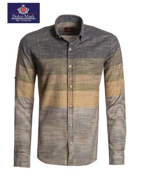 Gradient Tropic Stripe Shirt